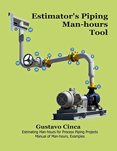 Estimator's Piping Man-hours Tool: Estimating Man-hours for Process Piping Projects. Manual of man-hours, Examples: 1