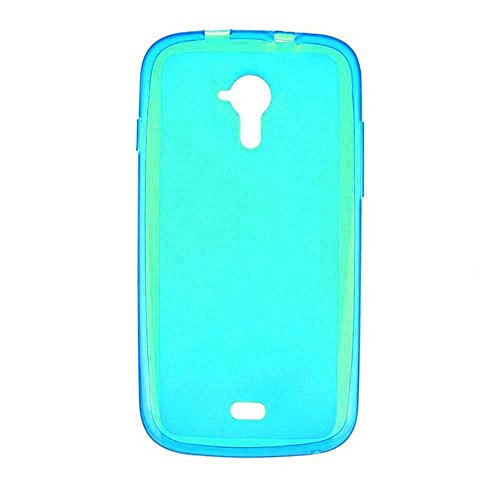 Coque Silicone Unie Compatible Givré Bleu Ciel Wiko Cink Five