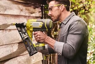 RYOBI R15GN18-0 18V ONE+ Cordless 15 Gauge Nailer (Bare Tool), Hyper Green