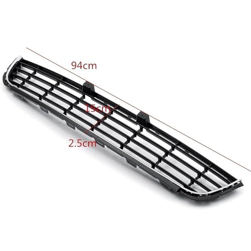 Grille de phare antibrouillard finition noire calandre pare-chocs Golf 6 - 3