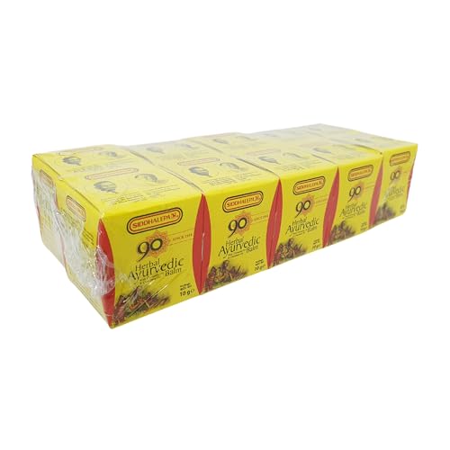 Siddhalepa® Ayurvedic Herbal Balm, 10 stuks, 10 stuks - Afbeelding 4