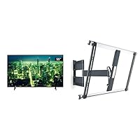 Panasonic TX-55LXW704 139 cm LED Fernseher (55 Zoll, HDR Bright Panel, 4K Ultra HD, Triple Tuner, HDMI, USB, Smart TV), schwarz mit Vogel's Thin 545 schwenkbare TV-Wandhalterung