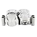 DNJ P217A.40 Oversize Piston Set for 1994-2001 / Acura/Integra / 1.8L / DOHC / L4 / 16V / 1797cc / B18C2