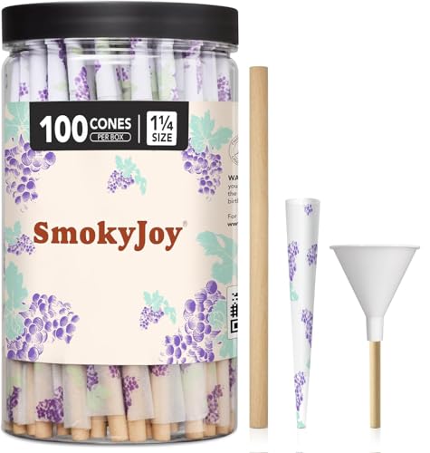 SmokyJoy Rolling Papers Pre Rolled Paper 1 1/4 Size -