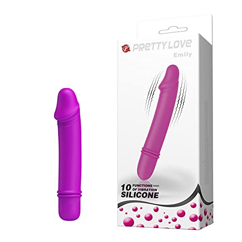 Mini Vibrador com Ponta em Formato de Glande com 10 Modos de Vibração - PRETTY LOVE EMILY - MV013A