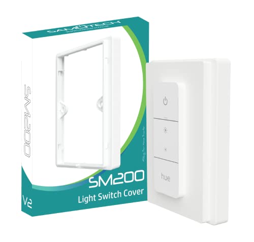 Samotech® Cadre - Couverture - Adaptateur pour Interrupteur Variateur d'intensité Hue Convertisseur V2(SM200 V2) Cover