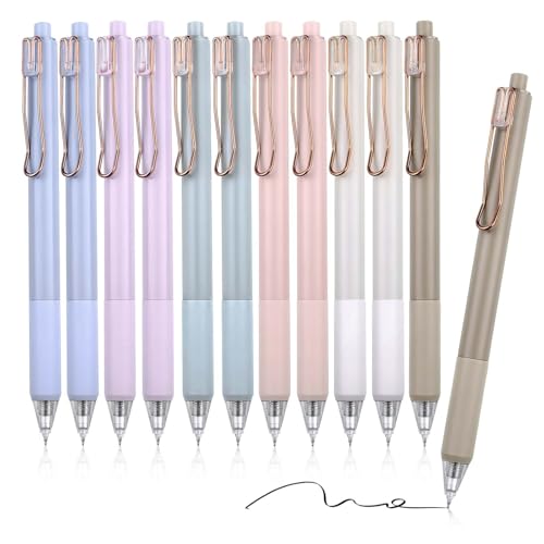 Stylo encre gel séchage rapide EUSOAR 0.5mm anti-bavure pour gaucher