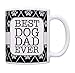 Dog Gifts for Men Best Dog Dad Ever Dog Lover Gifts for Men Funny Dog Coffee Mug Gift Coffee Mug Tea Cup Black