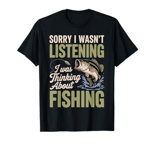 Funny Fishing Design for Men Women Fisherman Fishing Lover T-Shirt