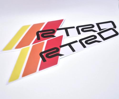 Image of RTRD Sticker Decal - 10 inch x 3 inch High-Gloss Weatherproof Vinyl, Bubble-Free Automotive Grade. (1, 2)