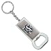 GRAPHICS & MORE Ford Motor Company Vintage Logo Keychain Rectangle Chrome Plated Metal Bottle Cap Opener