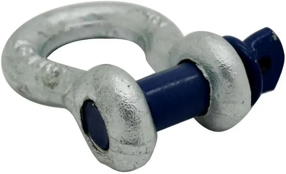 Tagg MCR5442 Manilha Âncora de Aço Forjado Galvanizado, 2 Toneladas, Pino de Rosca 5/8", para Rigging e Suspensão