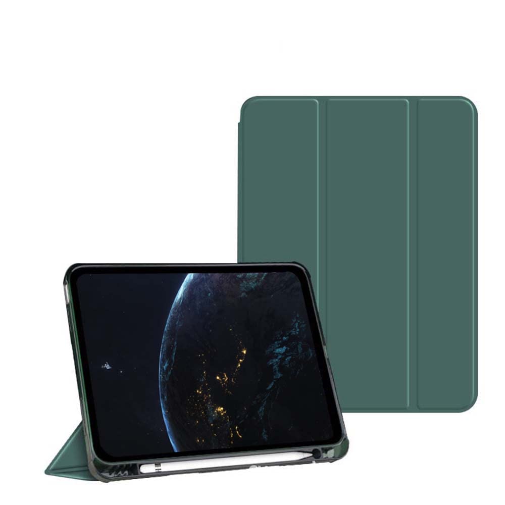 BXGH iPad Pro 11 Zoll Tasche 2022/2021 / 2020/2018, Slim Stand Hard Back Shell Smart Cover für iPad Pro 11 Zoll 4. Generation 2022/3. Gen 2021/2. Gen 2020/1. Gen 2018 -Dunkelgrün