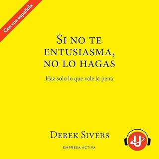 Diseño de la portada del título Si no te entusiasma, no lo hagas