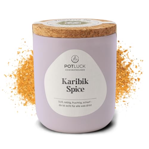 POTLUCK I Karibik Spice I Würzmischung im Keramiktopf I 80g I Vegan, glutenfrei und mit natürlichen Inhaltsstoffen