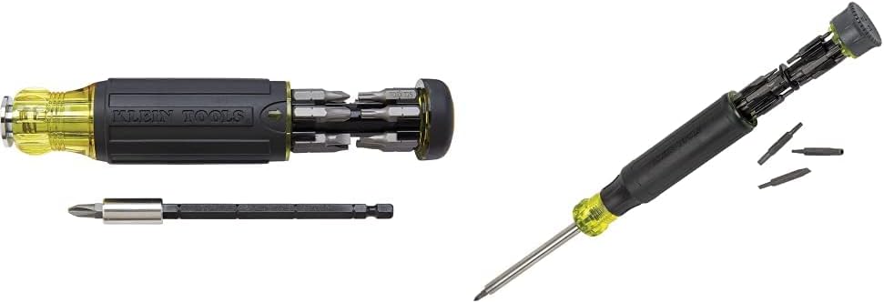 Klein Tools 32303 14-in-1 Magnetic Screwdriver Set + 32328 27-in-1 Precision Screwdriver Set