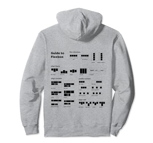 Web Development CSS Flexbox Cheatsheet Guide Pullover Hoodie