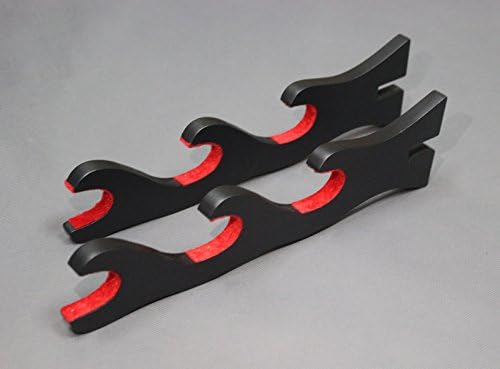 Miniatura 4 de Soporte acolchado de 3 capas para proteger la espada samurái japonesa Katana Wakizashi Tanto soporte de exhibición para todas las espadas