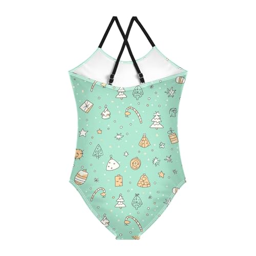 Cartoon Pattern Girls One Piece Swimsuits Quick Dry Beach Swimwear Bathing Suit2