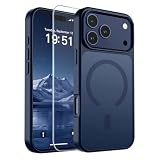 SUPFINE Magnetic for iPhone 17 Pro Case Dark Blue