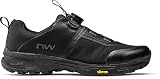 zapatillas mtb northwave rebel r3  Northwave Crossland Plus Zapatillas MTB para hombre Flat Trail, Negro , 42 EU