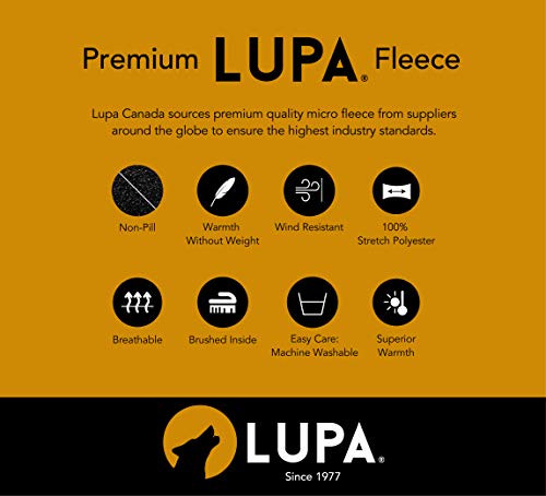 Lupa Handmade Unisex Double-Layer Micro Fleece Neck Warmer - Neck Gaiters For Men - Winter Neck Warmer For Women (Black) #TOP6