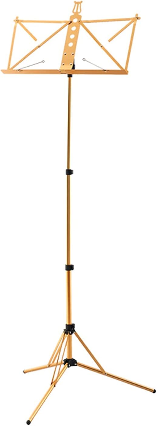Music Stands All-in-one Piece Portable Music Stand, Colors Metal Sheet Music Stand, Folding Music Stand - Lightweight & Compact Adjustable Music Holder Musical Instruments