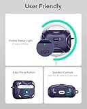 ESR for AirPods Pro 2 Case (2023/2022/2019, 2nd/1st Gen), Compatible with AirPods Pro 2nd Generation (USB-C/Lightning Cable), Effortless MagSafe, Drop-Proof Lock, Easy Open, Cyber Series, Purple - Image 9