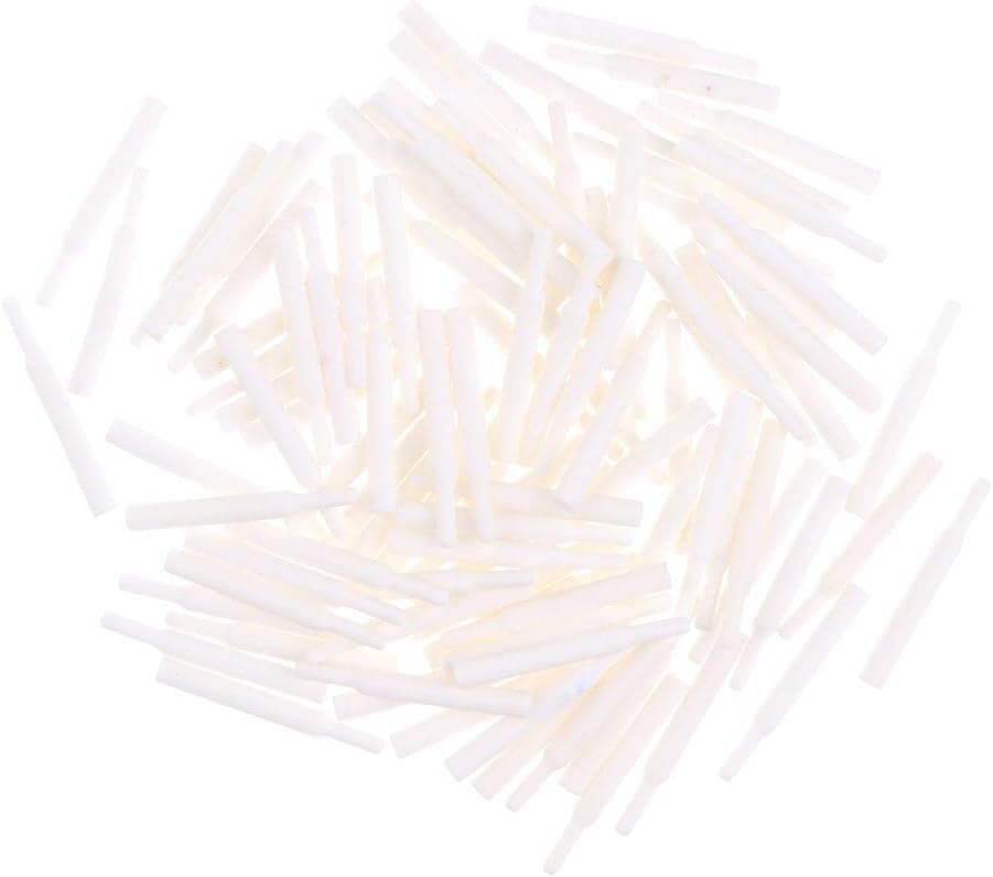 100pcs Pins for Lab Honeycomb Firing Trays - Ceramic - 100 Pieces - Long Lasting - Lab Equipment Firing Trays - Zirconia Pins Included, White, GoG1xEdk1LR3dM1D2o5lY
