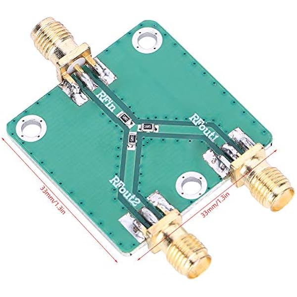Generic DC-5G RF микроволновый разделитель мощности 1 на 2-Way с 6 DB выходное затухание, SMA-K разъем для безопасного и легкого распределения мощности в радиочастоте