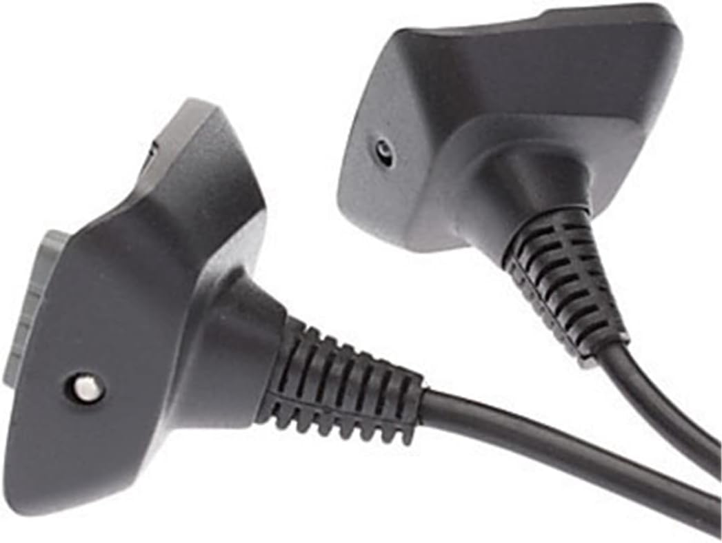 TXY 6ft 1.8 Meter Charing Cable for Xbox 360 Magnetic Ring USB Charging Cable Controllers Machine Accessories (Black)