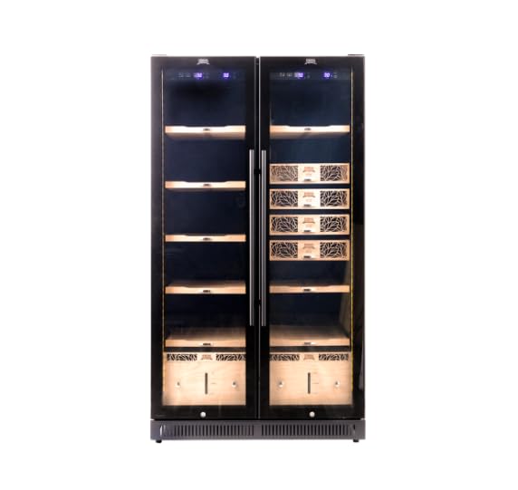 Humidor Supreme 9200 Series Double Door Electronic Humidor.