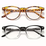 CRGATV 2 Pack Nearsighted Glasses for Distance Stylish Myopia Shortsighted Eyeglasses Non...