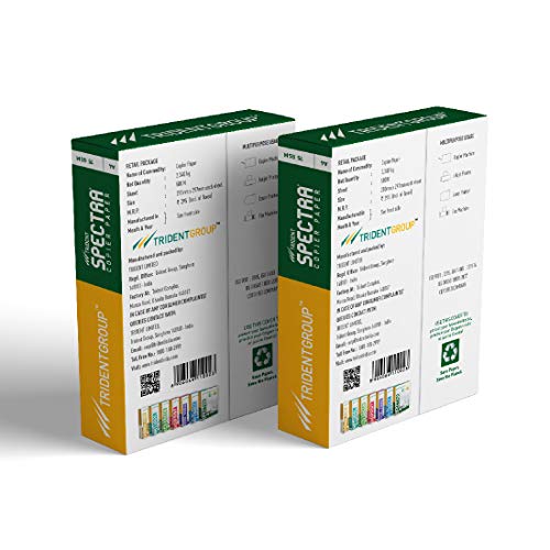 Image of Trident Spectra Spectra -75 Copier Paper, 5 cm x 22 cm x 34 cm (2 Ream / 1000 sheets)