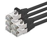 1 aTTack. de Cat 5e Patch Cable Cable de red SF/UTP compatible con Cat.5E/Cat.5/CAT.6 para router...