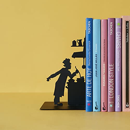 Balvi - Le Chef Buchstütze aus Metall. Besonders für Kochbücher geeignet.