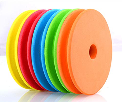 Toasis Fishing Line Storage Fishing Snell Leader Rigs Foam Spool (Multicolors/D4.5cm)
