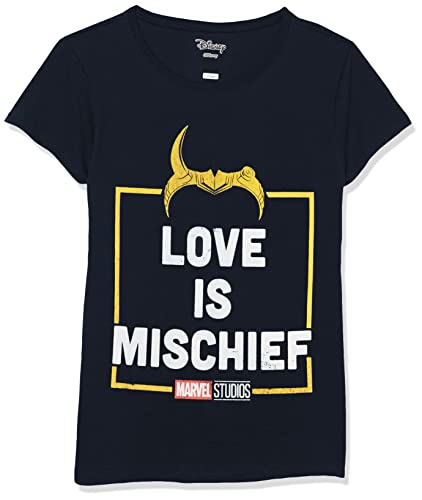 Marvel Love is Mischief T-Shirt Mixte Enfant vêtement coton geek