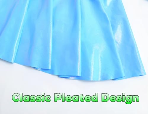 Image of Gnainach Girls Skorts High Waist Athletic Skirts with Shorts Stretchy Activewear for Teens Kids Performance Tennis