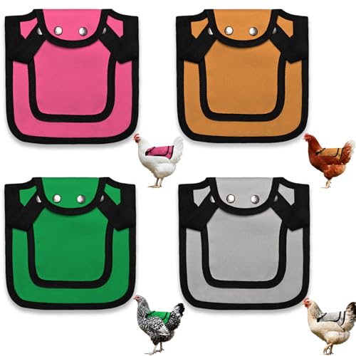 4 PCS Chicken Saddle for Hens