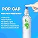 Pop Cap Green Apple Flavored Liquid Water Enhancer Bottle Cap, 10-Pack, 5mL 0.169 fl oz