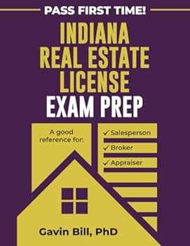Paperback INDIANA REAL ESTATE LICENSE EXAM PREP Book