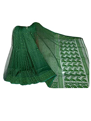 Sari de algodón suave indio para evitar el calor en eventos formales de gala
