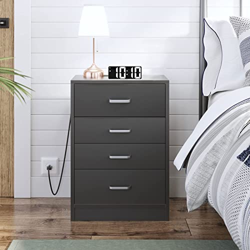 Digital Alarm Clock, Small Desk Clock With Adjustable Brightness, Usb Charging, Battery Backup, 12/24H, Date, Temperature Display, Modern Led Table Clock For Bedroom, Bedside, Living Room, Office #TOP2