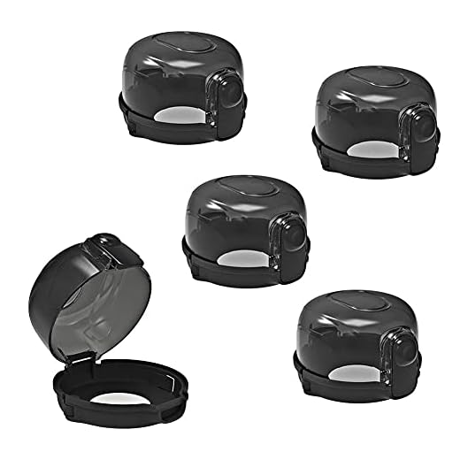 Cypropid Kitchen Stove Knob Covers, Baby Safety Gas Stove Knob Covers, Protection Locks for Child Proofing - 5 Pack