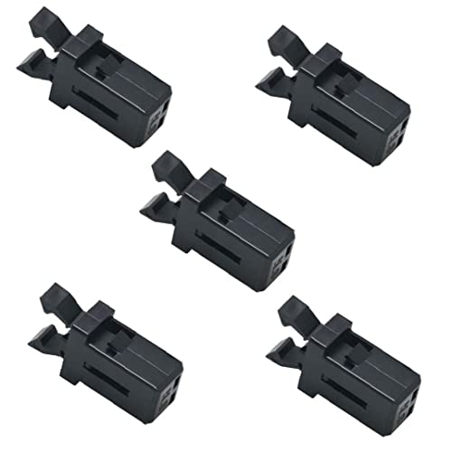Ruluti Les Ordures Compatibles Remplacement 5 Pcs Peuvent Verrouiller Boucle Rechange À Boucle Blocage Automatique Conviennent À Plupart des Ordures Poubelle, Noir, 0.7cm * 0.8cm * 1.5cm Cover