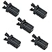 Ruluti Les Ordures Compatibles Remplacement 5 Pcs Peuvent Verrouiller Boucle Rechange À Boucle Blocage Automatique Conviennent À Plupart des Ordures Poubelle, Noir, 0.7cm * 0.8cm * 1.5cm