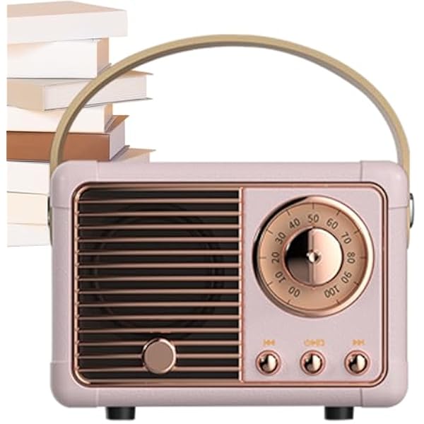 Przeno?ny G?o?nik - Przeno? dekoracja domu, ?adny styl retro, estetyczny g?o?nik sto?owy do dekoracji pokoju | biurko sypialnia kuchnia akademik zewn?trz imprezy
