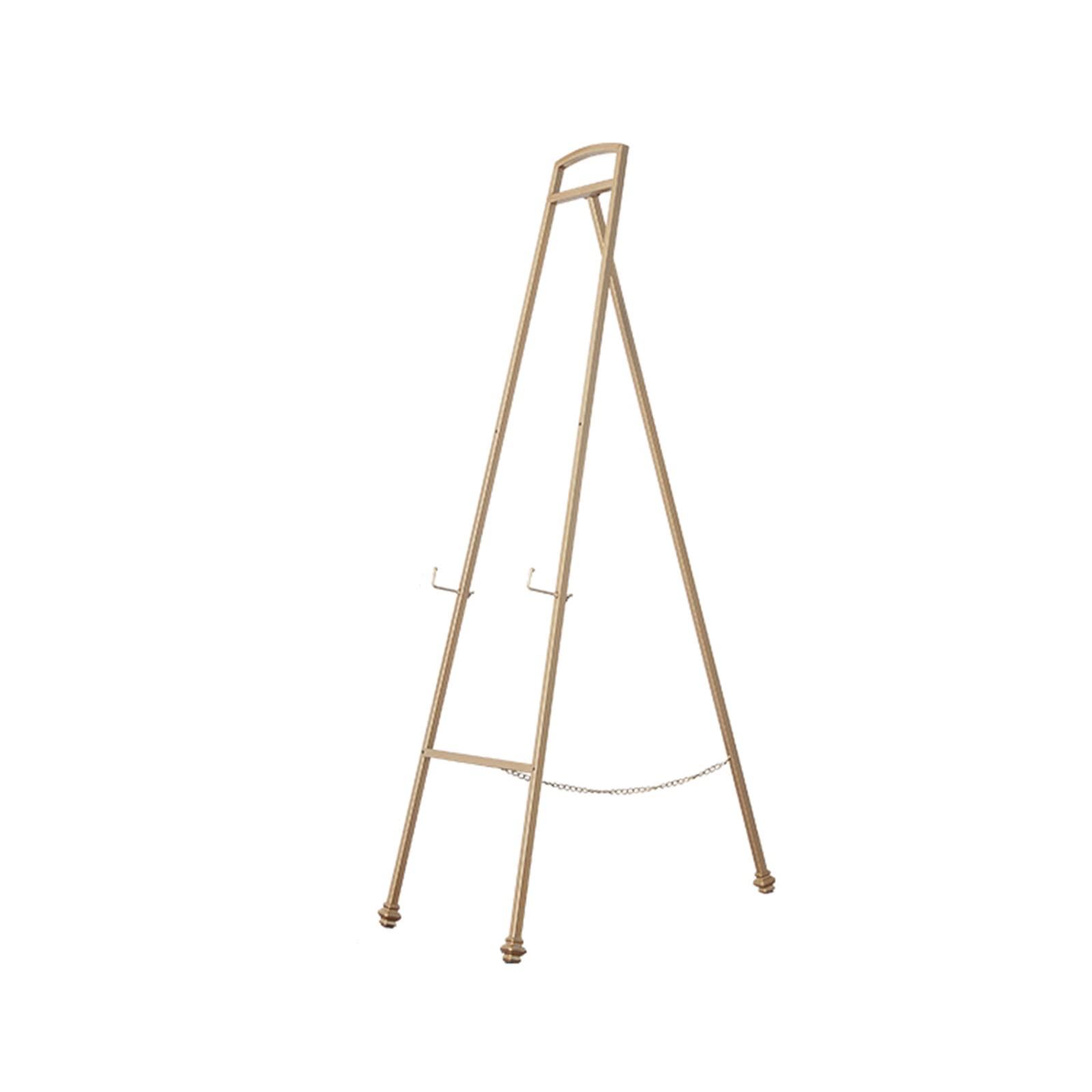 Txgjwra Gold Metal Poster Holder, Portable Folding Easels Professional Painting Easel Adjustable & Sturdy Floor Easel For Home Stuido,Classrooms,/Black/White, 145Cm T,Skcnag3309-50 * 145Cm