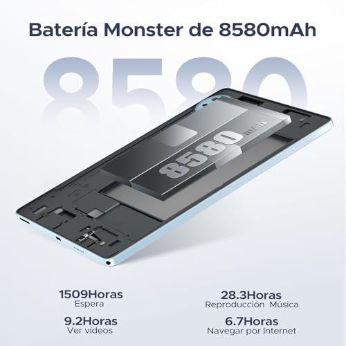 Miniatura 6 de Doogee 2025 Android 15 Tablet 11 Pulgadas 90hz, 16gb Ram 128gb Rom Tf 2tb , 5g Wifi Tablet, Widevine L1 Octa-Core 8580mah 7.9mm Cuerpo Metálico 8 13mp Netflix, Tablet 2 En 1 Con Teclado Y Ratón